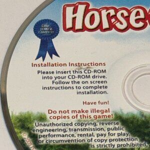 Horse Camp for Windows PC Game Disc Only